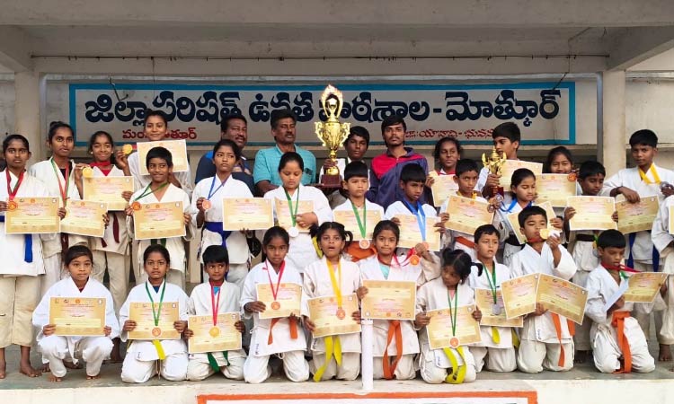 Students won medals in karate competitions