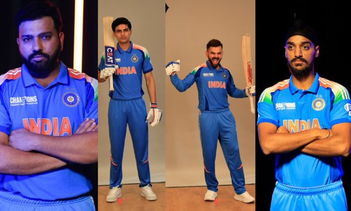 Pakistan name on Team India Jersey