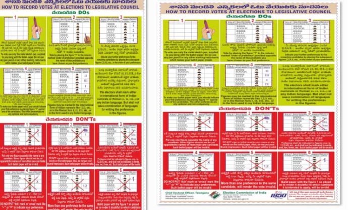 MLC Election Vote rule