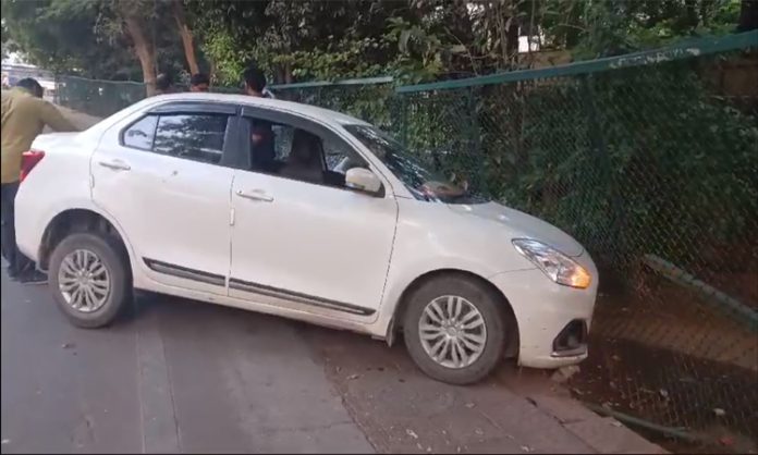 Car Accident Before Hero Balakrishna House