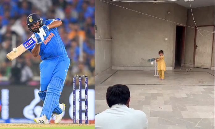 6 Year Old Girl Batting Like Rohit Sharma