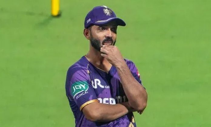 Kolkata Knight Riders captain Ajinkya Rahane