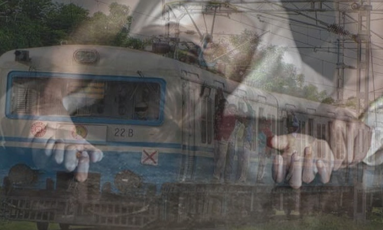 Young women jumped from MMTS Train