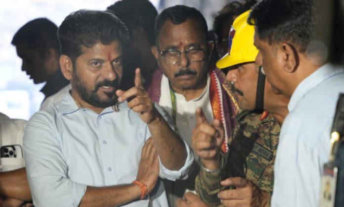 Revanth reddy went SLBC project