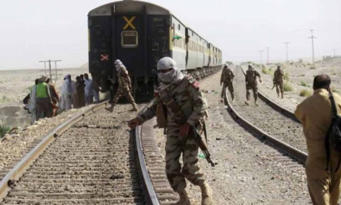 Train hijacking in Pakistan